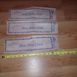 ☆3 New Shoe/Boot Shining Cloth(14 in.) + 1 (2ft) Shoe/Boot Shining Cloth Free☆